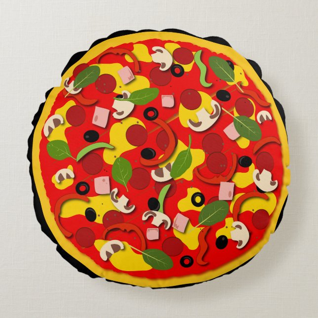Pizza Round Cushion (Front)