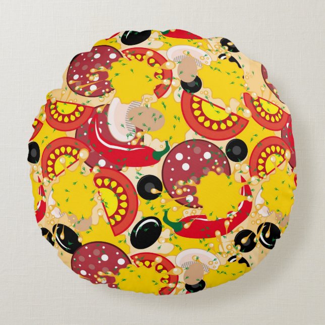 Pizza Round Cushion (Front)
