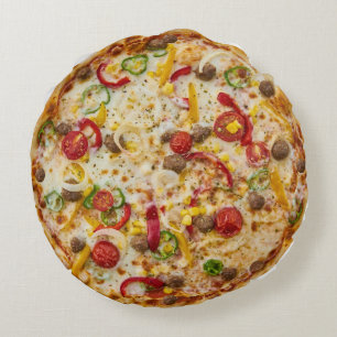 Pizza Round Cushion
