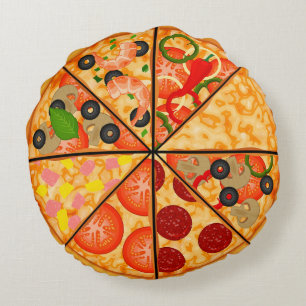 Pizza Round Cushion