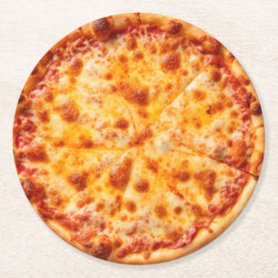 Pizza Round Paper Coaster