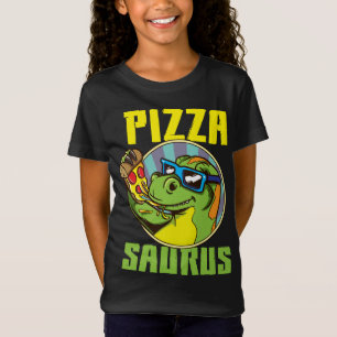 Pizza Saurus T-Rex Dinosaur Eating Pizza Pizzasaur T-Shirt