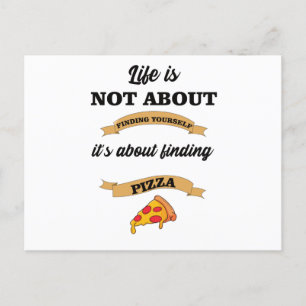 Pizza Sayings Lover Foodie Postcard