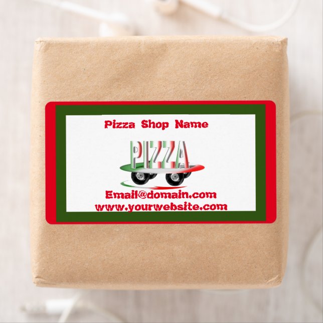 Pizza service,red green ,personalised   (Insitu)