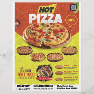 Pizza Shop Flyer Design