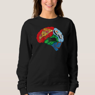 Pizza Sleep And Gamer Brain T Shirt Video Game Lov