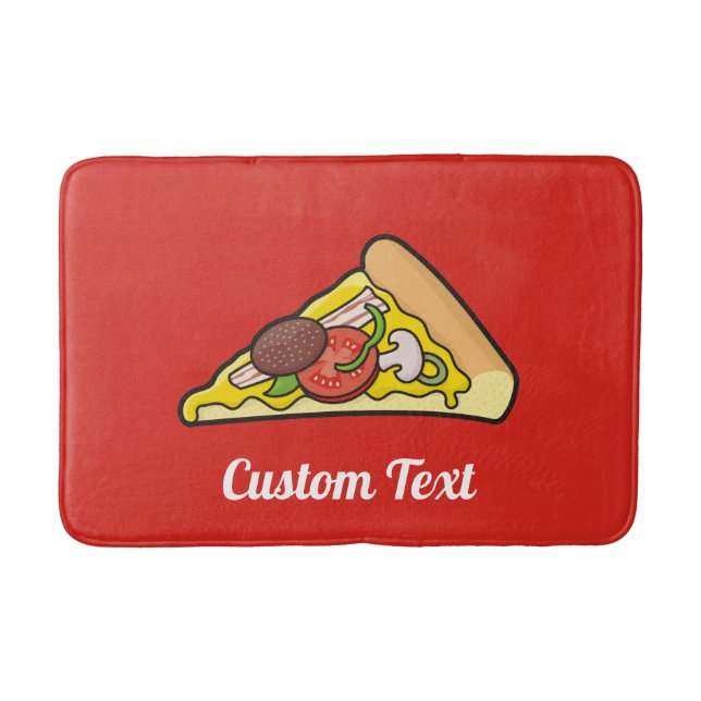 Pizza slice bath mat (Front)