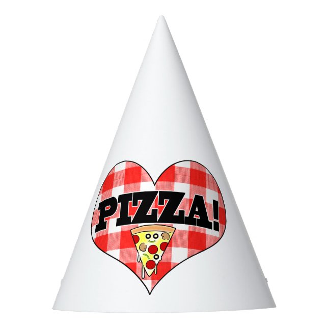 Pizza Slice Birthday Hat (Front)