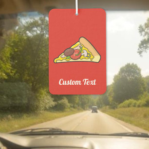Pizza slice car air freshener
