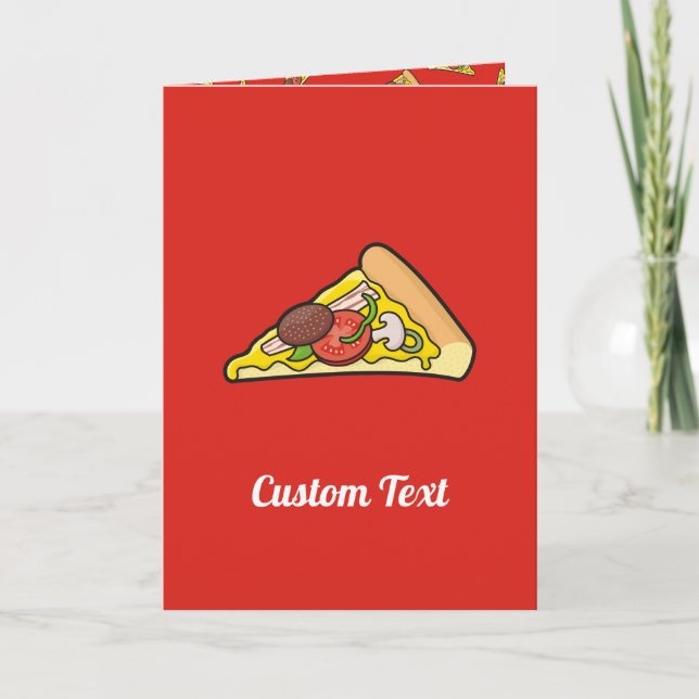 Pizza slice card (Front)