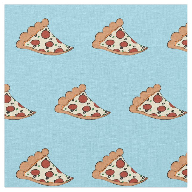 Pizza slice fabric (Close Up)
