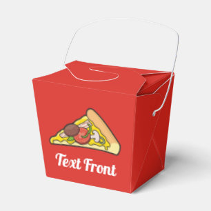 Pizza slice favour box