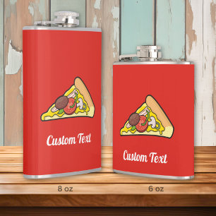 Pizza slice flask