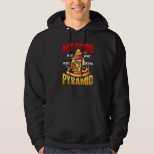 Pizza Slice Food Pyramid For A Pizza Lover Hoodie