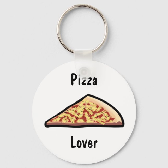 Pizza Slice Key Ring (Front)
