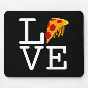 Pizza Slice Love Mouse Mat
