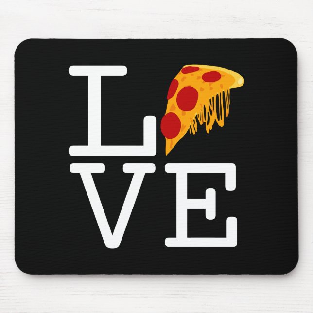 Pizza Slice Love  Mouse Mat (Front)