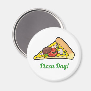 Pizza slice magnet