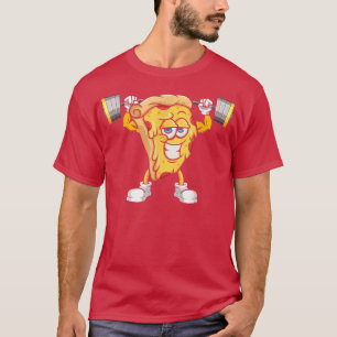 Pizza Slice Making Squats, Bodybuilding Fitness Gy T-Shirt