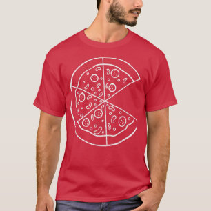 Pizza Slice Matching Couple For Food Lovers Pizza T-Shirt