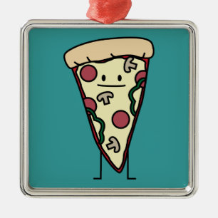 Pizza Slice Metal Tree Decoration