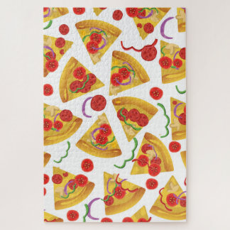 Pizza Slice Pattern Jigsaw Puzzle