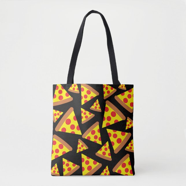 Pizza slice pattern  tote bag (Front)