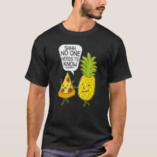 Pizza Slice Pineapple  Tropical Fruit Food T-Shirt