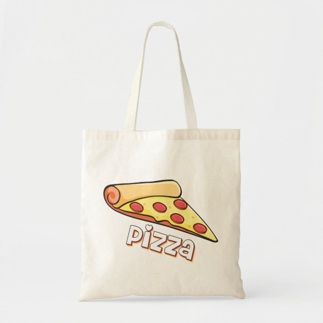 pizza Slice Pizza Lovers Gift Tote Bag (Front)