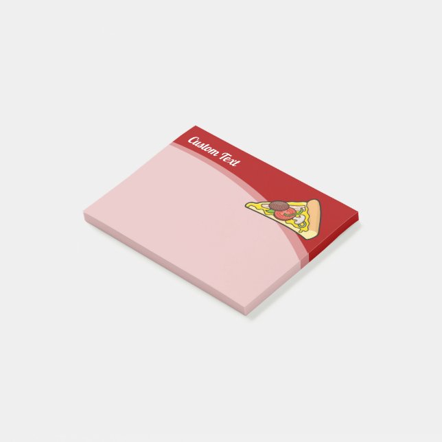 Pizza Slice Post-it Notes (Angled)