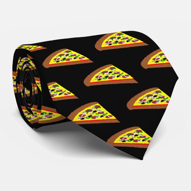 Pizza Slice Tie (Rolled)