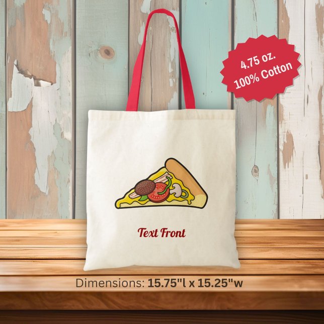 Pizza Slice Tote Bag (Creator Uploaded)