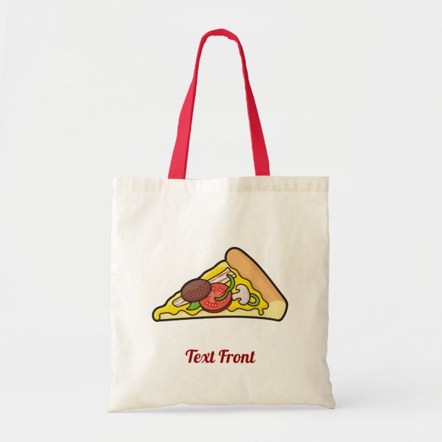 Pizza Slice Tote Bag (Front)