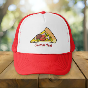 Pizza slice trucker hat