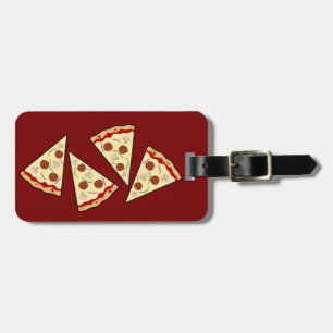 Pizza Slices Design Luggage Tag