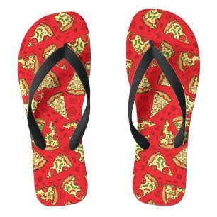 Pizza Slices Flip Flops