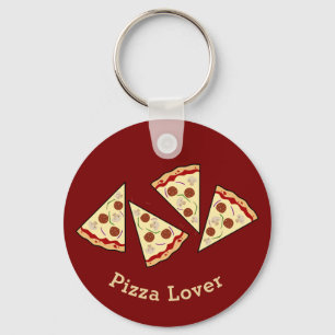 Pizza Slices Key Ring