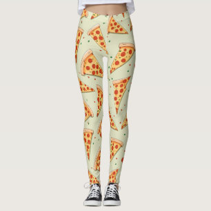 Pizza Slices Pattern Leggings