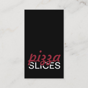 pizza slices punch card
