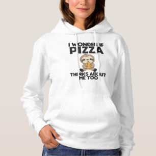 Pizza Sloth Pizza Lover Funny Saying Hoodie