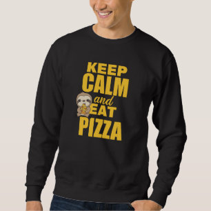 Pizza Sloth Pizza Lovers Funny Saying Sweatshirt