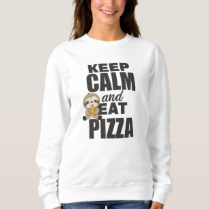 Pizza Sloth Pizza Lovers Funny Saying Sweatshirt