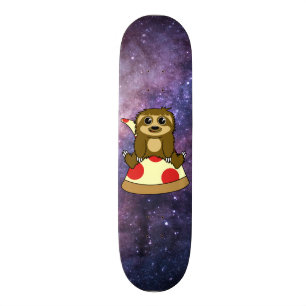 Pizza Sloth Skateboard