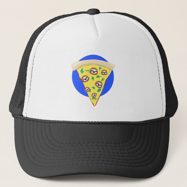 Pizza Sloth Trucker Hat (Front)