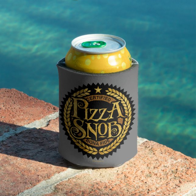 Pizza Snob - funny pizza lover Can Cooler (In Situ Pool)