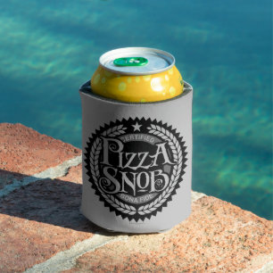 Pizza Snob - funny pizza lover Can Cooler