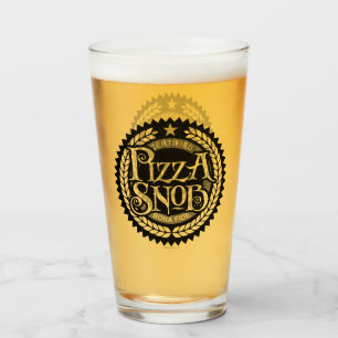 Pizza Snob - funny pizza lover Glass