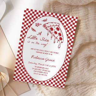 Pizza Special Delivery Baby Shower Invitation