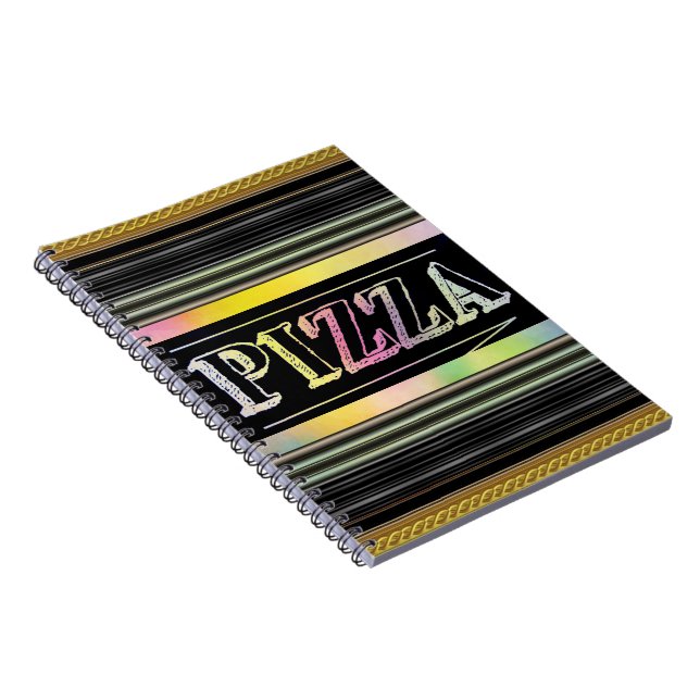 Pizza Spiral Notebook (Right Side)