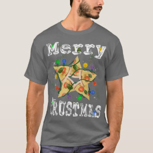 Pizza Star Lights Snack Pizzalove - Merry Crustmas T-Shirt